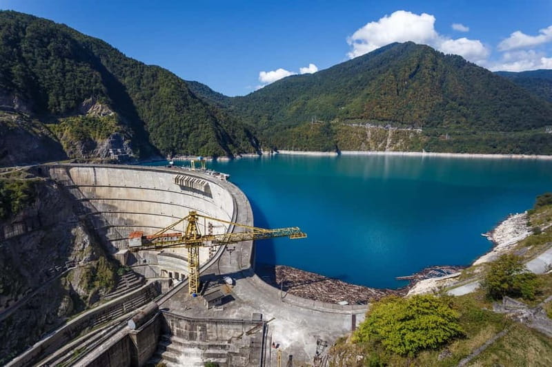 2-Day Svaneti Adventure : from Batumi - From Batumi to Mestia: the early start, Enguri Dam, and waterfalls