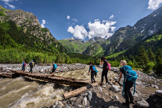 4-Day Svaneti Hiking Tour - Day 2: Ushba waterfalls on a moderate trail, plus Mikheil Khegiani’s tower