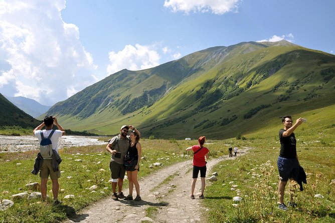 4-Day Svaneti Hiking Tour - Day 1: Enguri Dam views, then the easy Chalaadi Glacier hike