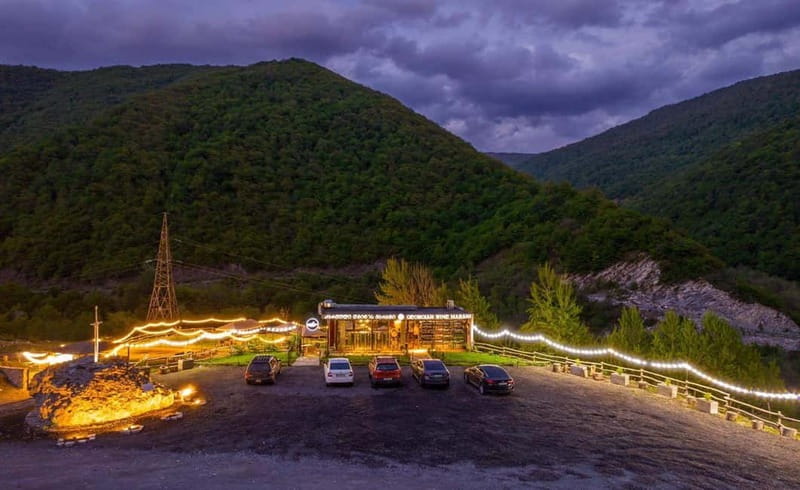 Ananuri, Gudauri and Kazbegi full Day Trip - The local tasting break: wine, chacha, honey, and food with attitude