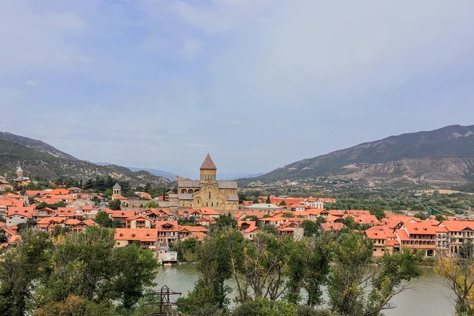 Ancient Mtskheta and Chronicle of Georgia half day tour - Chronicles of Georgia: 16 pillars, Bible scenes, and a view toward Tbilisi