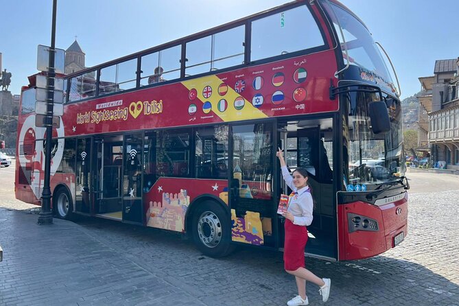 City tour Tbilisi on red bus - Following the Red Line Route: Defensive Walls to Peace Bridge