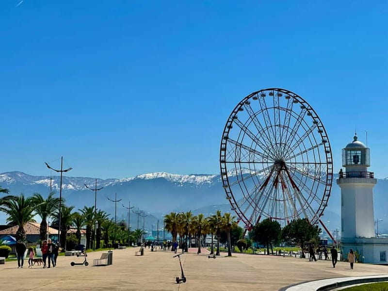 From Kutaisi: Batumi, Petra Fortress and Botanical garden - From Kutaisi to Batumi in 10 hours, the “car-to-walk” rhythm
