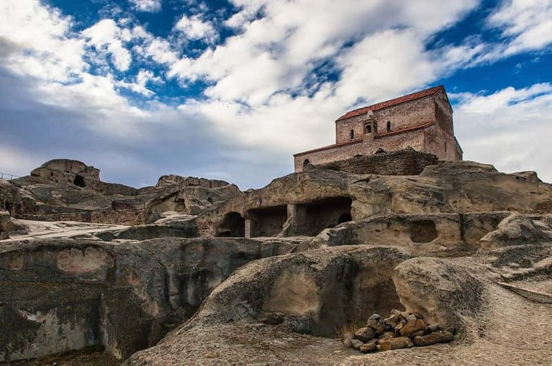 From Tbilisi:FullDay Tour to Mtskheta,Jvari,Gori&Uplistsikhe - Uplistsikhe Cave Town: Rock-Cut Streets Over the Mtkvari River
