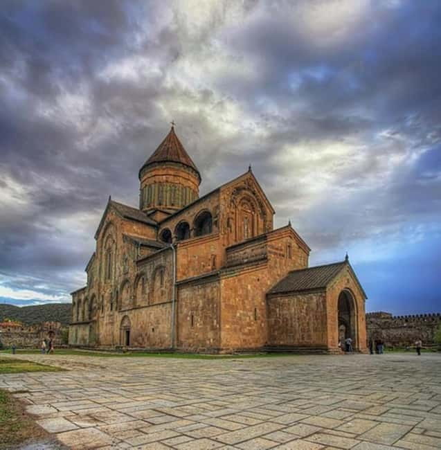 From Tbilisi:FullDay Tour to Mtskheta,Jvari,Gori&Uplistsikhe - Getting Picked Up Near Opera Theatre and Riding in a Mercedes Benz Sprinter