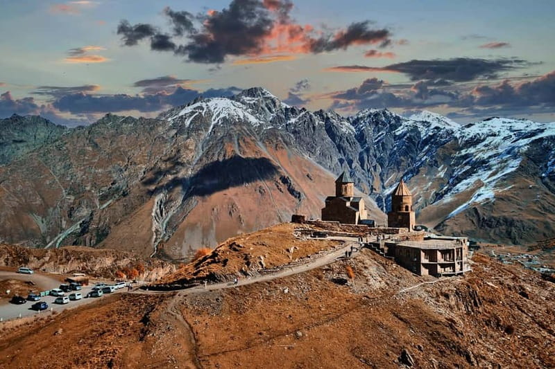From Tbilisi: Guided Day Trip to Ananuri, Gudauri, & Kazbegi - Gergeti Trinity Church at 2170 Meters: The Iconic Postcard Moment