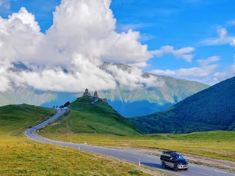 From Tbilisi: Kakheti and Kazbegi 2-Day 4X4 Jeep Tour pack - A tight 2 day plan: Kakheti to Kazbegi, with 4x4 access