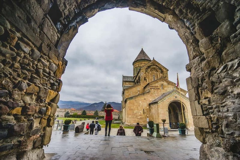 From Tbilisi:Mtskheta, and Uplistsikhe Day Trip-wine tasting - Jvari Monastery: Hilltop Views Over the Aragvi and Mtkvari