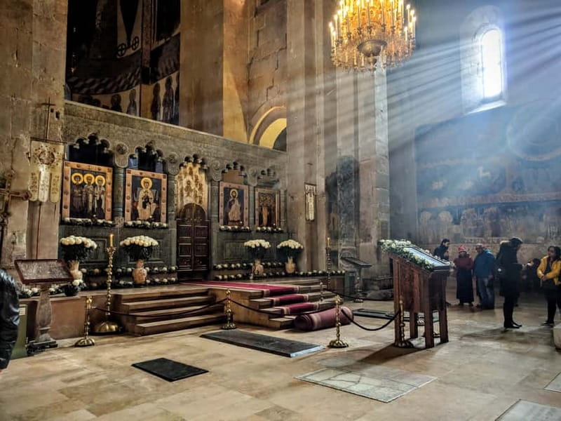 From Tbilisi: Mtskheta, Uplistsikhe, Gori Day Trip - Svetitskhoveli Cathedral: a sacred site with big legends