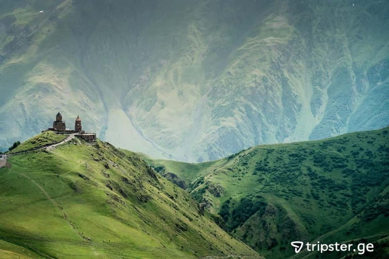 From Tbilisi to Kazbegi, Ananuri, Gudauri & Gergeti - Gergeti Trinity Church at 2,170 Meters: The Day’s Main Attraction