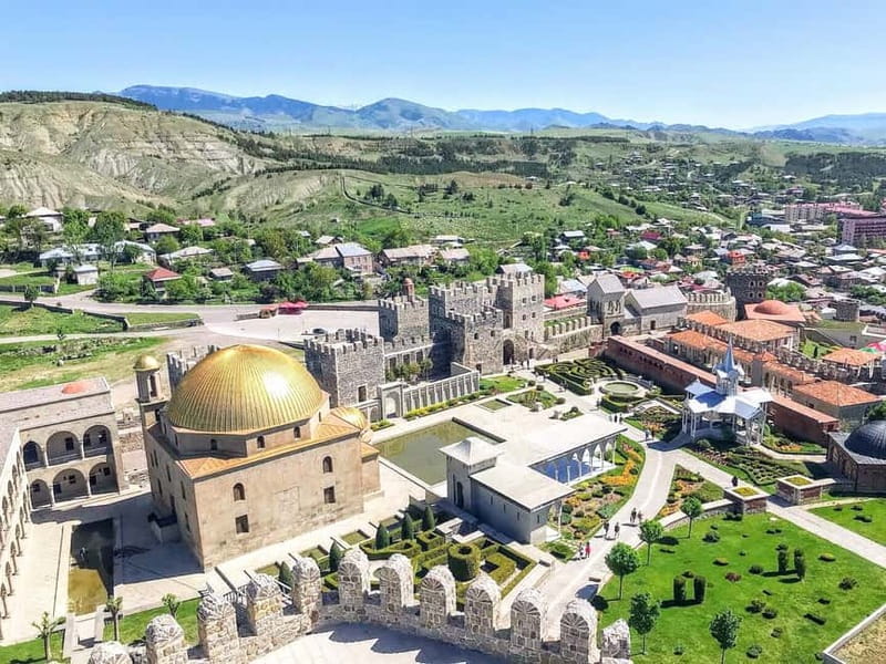 From Tbilisi: Vardzia, Rabati, and Borjomi Private Tour - Vardzia cave monastery, thirteen tiers and a church at the center