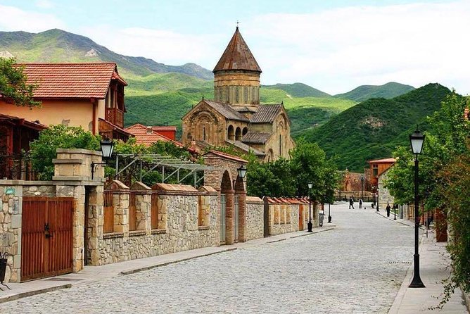 Full Day Tour of Tbilisi and Mtskheta - Jvari Monastery: the view that makes the rivers feel important