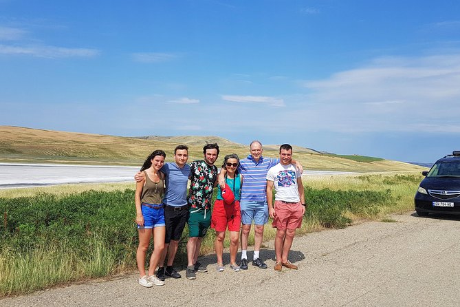 Kakheti Gems: Rainbow Mountains, Gareji & Signagi Private Tour - Kapatadze Lake: a quick photo stop with salt-lake character