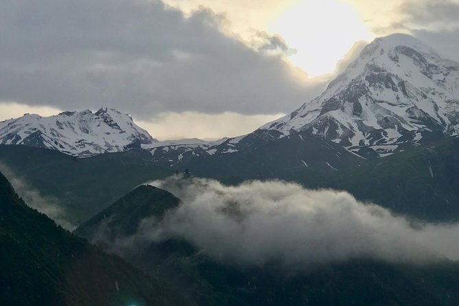 Kazbegi Day Trip (Jinvali, Ananuri, Gudauri, Gergeti church) - Pasanauri: the quick stop where Black and White Aragvi meet