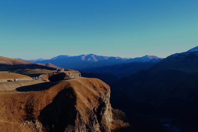 Kazbegi full day private tour + LUNCH - Stop 1: Zhinvali Water Reservoir, Soviet engineering with clean-water views