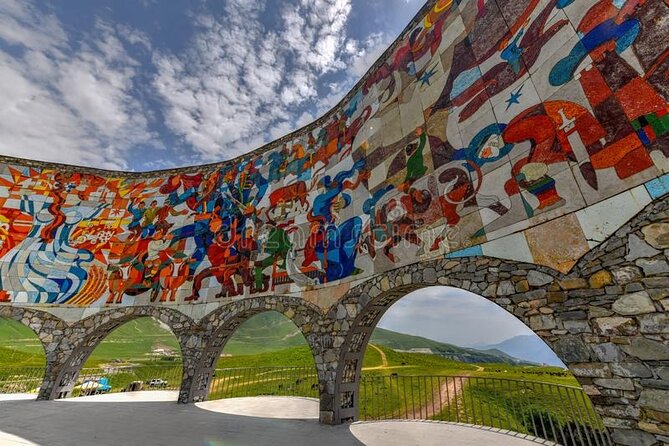 Kazbegi Full-Day Private Tour with Scenic Stops from Tbilisi - Russian-Georgian Friendship Monument: the Cold War meets mountain road trips