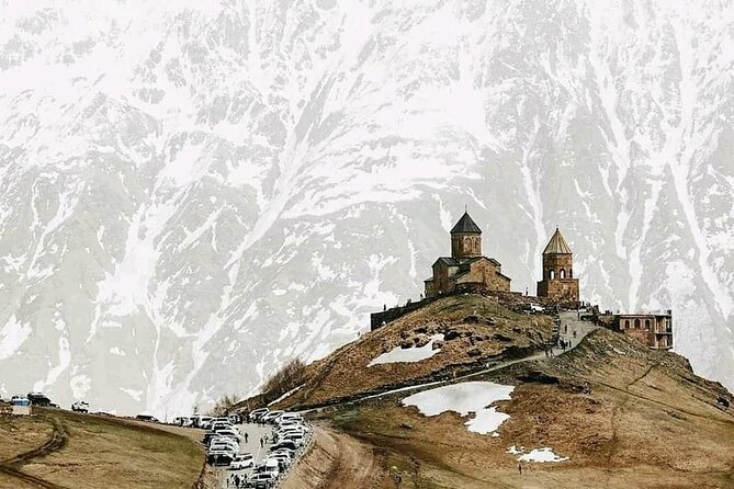 KAZBEGI GUDAURI ANANURI One day group tour From Tbilisi! - Black and White Aragvi: a short stop with a big visual trick