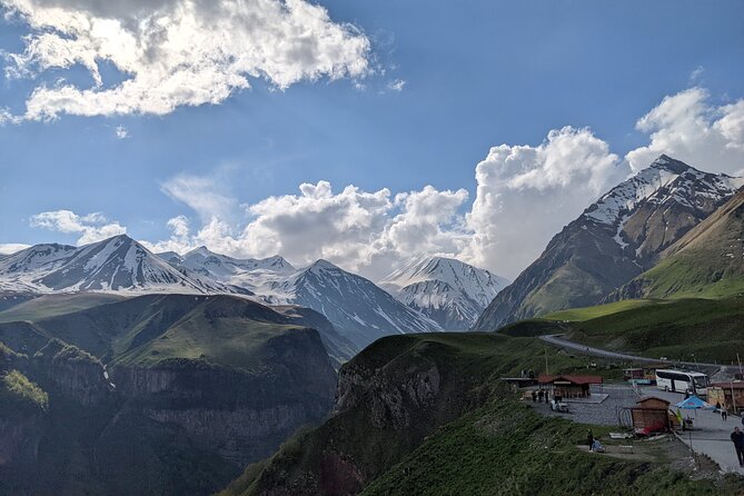 Kazbegi Gudauri and Ananuri Mountains Private Day Trip - Russian Georgian Friendship Monument: Viewpoints and a Built-In Photo Moment