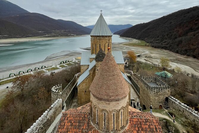 Kazbegi & Gudauri group tour from Tbilisi - Ananuri Fortress Ensemble: Towers, Churches, And Tunnel Clues
