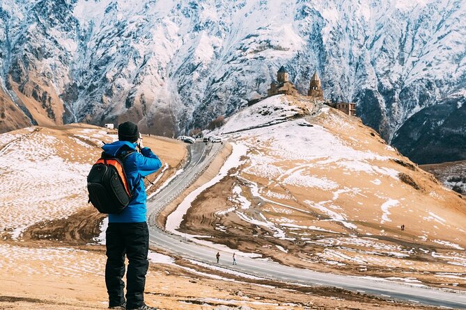 Kazbegi • Gudauri - private day trip to Mountains - Gudauri Ski Resort: mountain views even when there is no snow