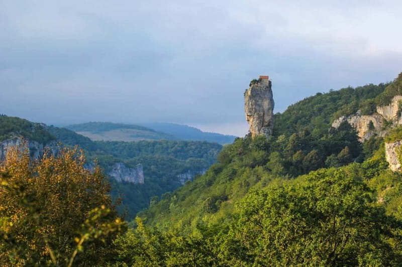 Kutaisi:Chiatura Tour with Katskhi Pillar & Cable Car - Katskhi Pillar: Big spiritual rock, seen from the ground