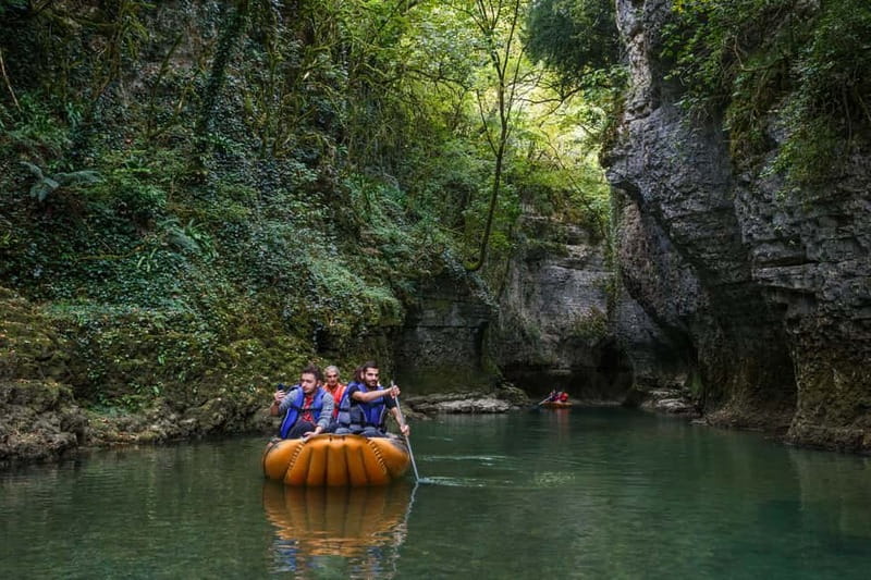 Kutaisi: Martvili Canyon and Prometheus Cave Guided Day Trip - Midday pickup at Budget Georgia and the ride out of Kutaisi