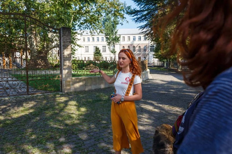 Kutaisi walking tour with A GLASS OF FINE WINE - Royal district highlights: city hall, Opera house, and the Mon Plasir arch