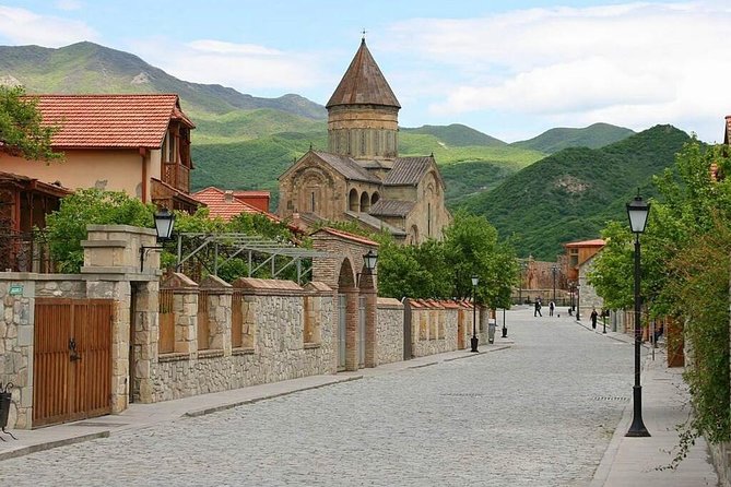 Mtskheta, Ananuri, Gudauri and Kazbegi Full Day Tour from Tbilisi - Russian Georgian Friendship Monument, Mountain Views, and Nearby Adventure Talk