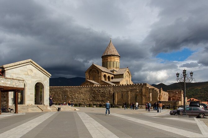 Mtskheta - Jvari + Gori - Uplistsikhe Tour - Mtskheta old streets and Svetitskhoveli Cathedral, the sacred center