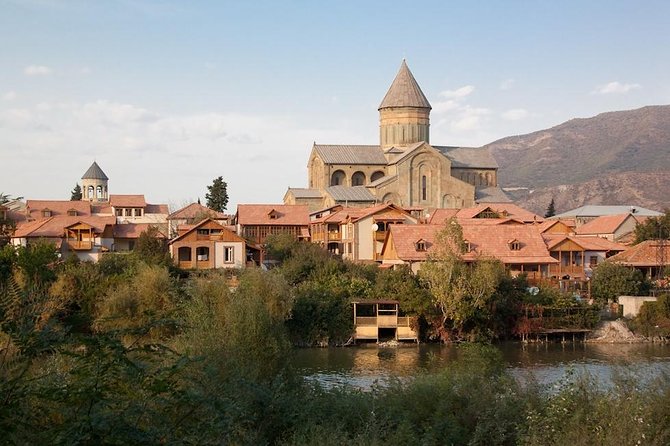 Mtskheta - Jvari Private Tour + Chronicles of Georgia - Jvari Monastery: the 6th-century hill with Aragvi and Kura river views