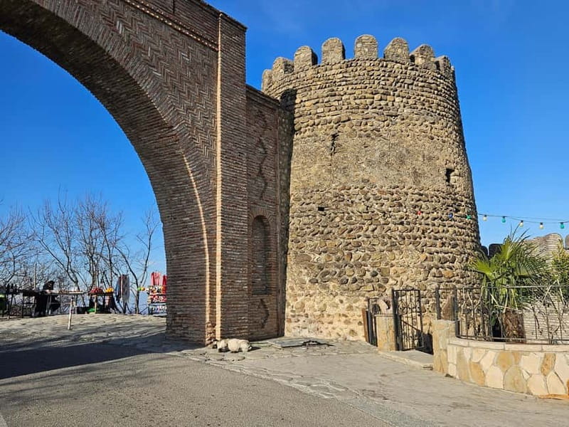 One-day tour in Kakheti with a guide and free wine tasting - Badiauri village stop: shoti bread and cow, goat, and sheep cheese
