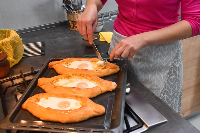 Private Cooking Class with a Tbilisi Food and City Expert Dinara - The End of Class Meal, From Khachapuri to Pkhali and Dessert