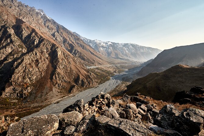 Private day trip to the Caucasus mountains and the Russian border - The Cross Pass Friendship Monument: what you’re really looking at