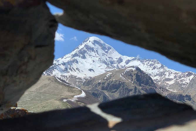 ️Private Full-Day Tour to Mtskheta and Kazbegi(stepantsminda) from Tbilisi - Confluence Stop by Aragvi, Black and White Reference You Can See