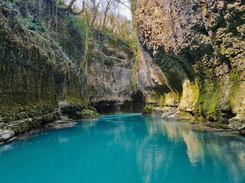 Private tour from KUTAISI: Martvili , Okatse and Prometheus - Prometheus Cave Guided Tour: 1,420 Meters Under the Stalactites