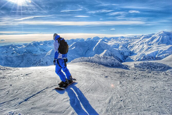 Snow Activities in Gudauri Ski Resort Private Full Day Tour - Ananuri Fortress Ensemble: churches, a bell tower, and the Georgian Military Highway vibe