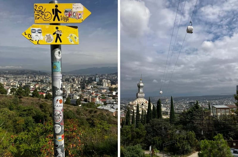 Tbilisi: Delightful Trail over the City - Entering Mtatsminda, the view-first mountain above Tbilisi