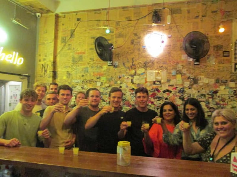 Tbilisi: Irine's Pub Crawls - Getting started at Fabrika Hostel, then walking into the night