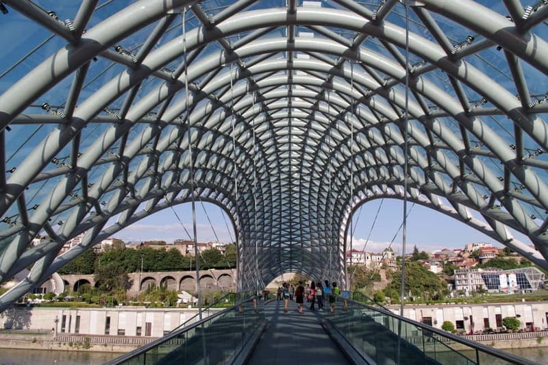 Tbilisi: Must-See Old Town Guided Walking Tour✨ - Europe Square and the glass bridge: a modern break with a purpose