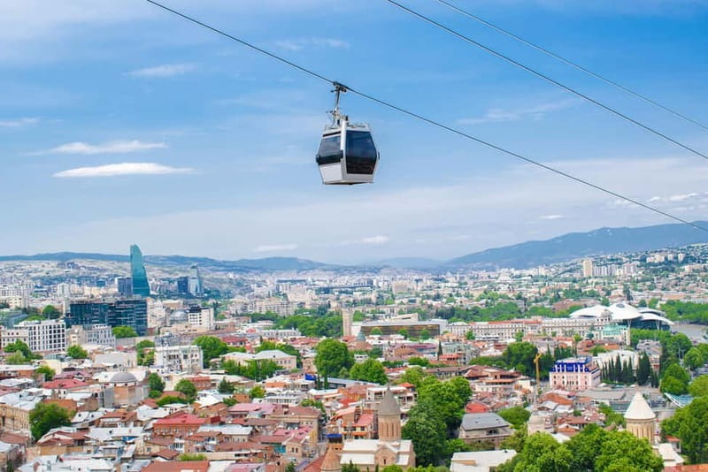 Tbilisi: Old Town Highlights w/ 5 Tastings & Cable Car Ride - Bridge of Peace to Rike Park: A Scenic Reset Before the Cable Car