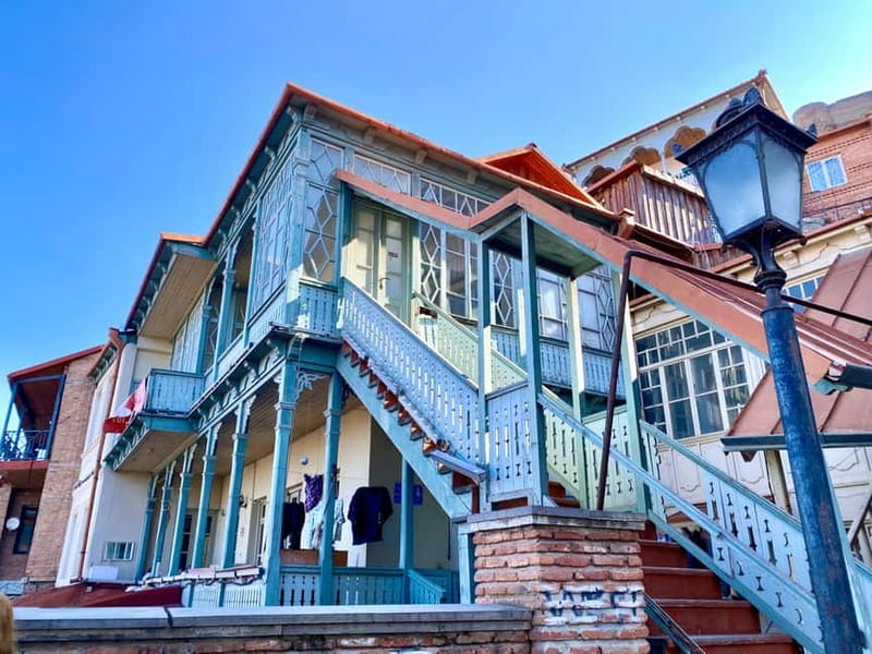 Tbilisi old town (Sololaki) 4 hours private walking tour - Shavteli Street, Gabriadze Theatre clock tower, and Anchiskhati acoustics