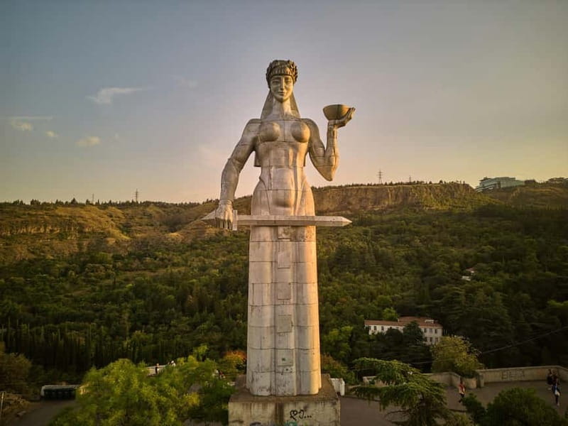 Tbilisi: Private Tour to Mother of Georgia & Narikala Castle - Bridge of Peace, Liberty Square, and Rike Park from above