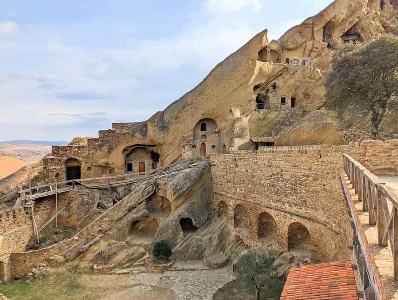 Tbilisi: Real Adventure - Gareja & Rainbow Desert 4x4 + Hike - Udabno lunch stop, and the tradeoff you should know