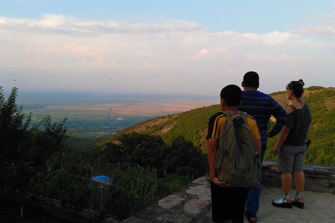 Tour to Kakheti. Sighnaghi -Bodbe Monastery -Tsinandali -Telavi -Winery -Gombori - Returning via Gombori Pass: 1,620 m views on the way back